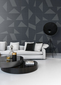 Origin Wallcoverings Natural Fabrics (Met Gratis Lijm!) 357232 - Grijs