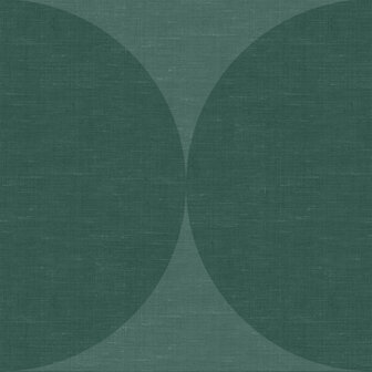 Origin Wallcoverings Natural Fabrics (Met Gratis Lijm!) 357225 - Groen