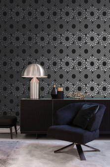 Origin Wallcoverings Ouverture (Met Gratis Lijm!) 345935 - Zwart