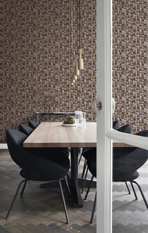 Origin Wallcoverings Raw Elegance (Met Gratis Lijm!) 347359 - Bruin