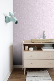 Origin Wallcoverings Upstairs Downstairs (Met Gratis Lijm!) 346813 - Roze