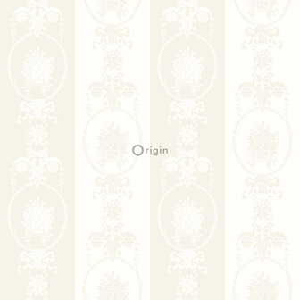 Origin Wallcoverings Upstairs Downstairs (Met Gratis Lijm!) 346829 - zilver / Wit / Grijs