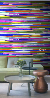 Origin Wallcoverings Urban Funky (Met Gratis Lijm!) 357204 - Roze / Paars / Groen