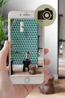 Origin Wallcoverings Wunderkammer (Met Gratis Lijm!) 347448 - Groen