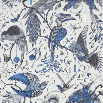 Clarke &amp; Clarke Animalia W0099/01 - Blauw