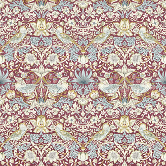 Clarke &amp; Clarke William Morris Designs -  Paars W0171/04