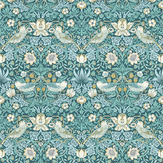 Clarke &amp; Clarke William Morris Designs -  Blauw W0171/06