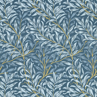 Clarke &amp; Clarke William Morris Designs -  Blauw W0172/01