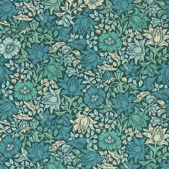 Clarke &amp; Clarke William Morris Designs -  Blauw W0173/02