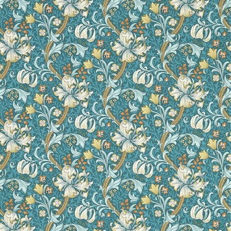 Clarke &amp; Clarke William Morris Designs -  Blauw W0174/03