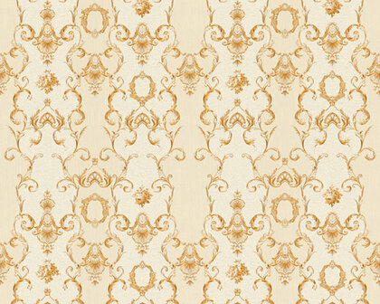 AS Creation Chateau 5 34392-5 - Goud / Creme Behang