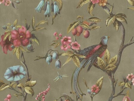 BN Wallcoverings Fiore 220445 - Beige - Multicolour Behang