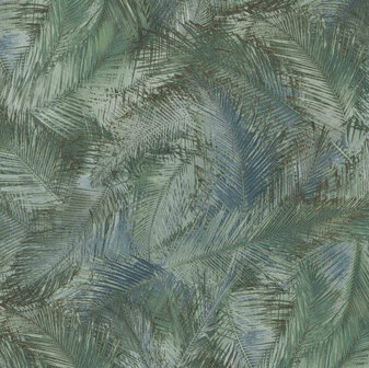 BN Wallcoverings Grand Safari 220561 - Groen Behang