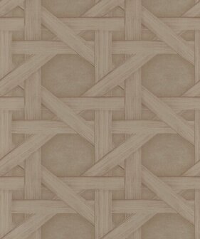 BN Wallcoverings Riviera Maison 3 - 221102 - Bruin Behang