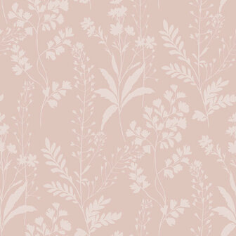 Dutch Wallcoverings Botanique M528-13 / M52813 roze Behang