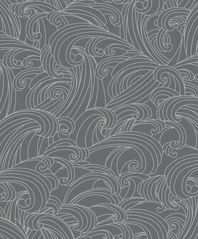 Dutch Wallcoverings Elegance M629-09 grijs - zilver Behang