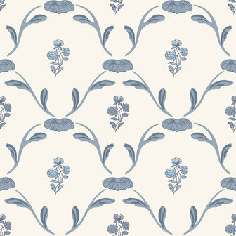 Dutch Wall Decor Swedish Heritage 688-02 Blauw Behang