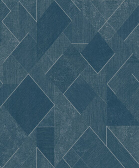 Dutch Wallcoverings Omura A72002 Blauw Behang