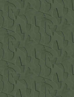 Dutch Wallcoverings Feature Walls FW4042-3 - Groen Behang