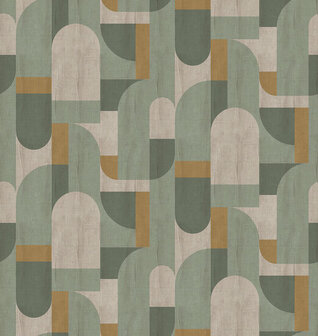 Dutch Wallcoverings Feature Walls FW4064-4 - Groen Behang