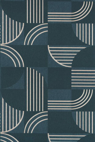 Casamance Faubourg Des Lumières (Met Gratis Lijm*) 76271528 - Blauw