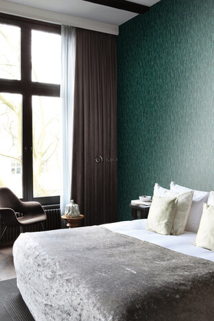 Origin Wallcoverings Identity (Met Gratis Lijm!) 347399 - Groen