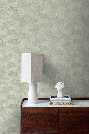 Origin Wallcoverings 3D Reflections (Met Gratis Lijm!) 347984 - Groen