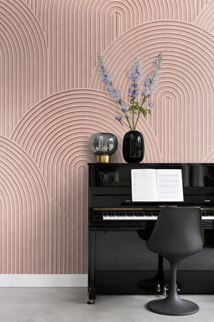 Origin Wallcoverings 3D Reflections (Met Gratis Lijm!) 357329 - Roze