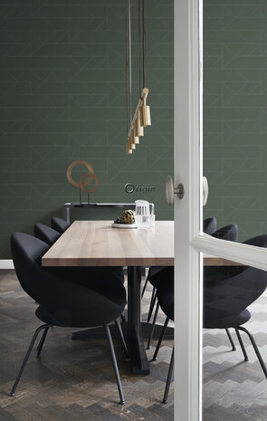 Origin Wallcoverings City Chic (Met Gratis Lijm!) 347728 - Groen