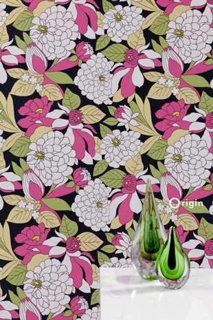 Origin Wallcoverings Couture (Met Gratis Lijm!) 307136 - Roze / Groen