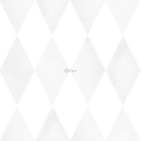 Origin Wallcoverings Hide & Seek (Met Gratis Lijm!) 337220 - Wit / Grijs