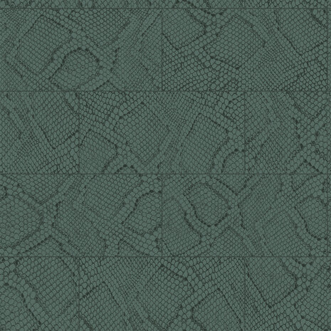 Origin Wallcoverings Luxury Skins (Met Gratis Lijm!) 347788 - Groen / Blauw