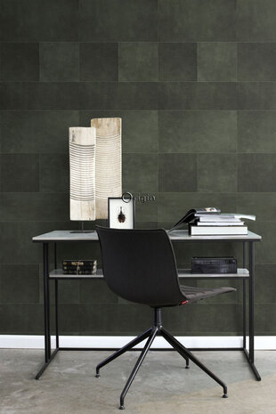 Origin Wallcoverings Luxury Skins (Met Gratis Lijm!) 357239 - Groen