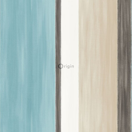 Origin Wallcoverings Mariska Meijers (Met Gratis Lijm!) 346929 - Blauw / Groen / Beige