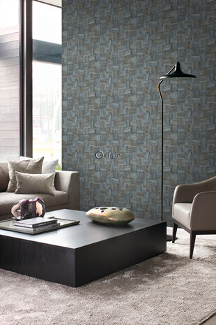 Origin Wallcoverings Matières (Met Gratis Lijm!) 347514 - Grijs