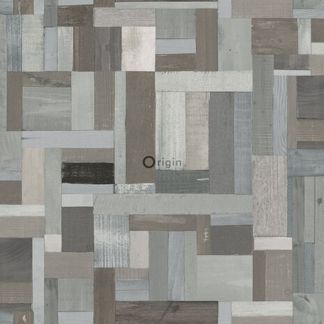 Origin Wallcoverings Matières (Met Gratis Lijm!) 337223 - Grijs