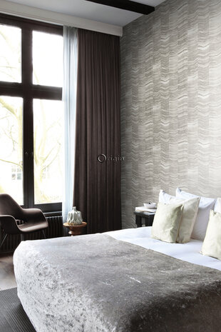 Origin Wallcoverings Matières (Met Gratis Lijm!) 337246 - Grijs