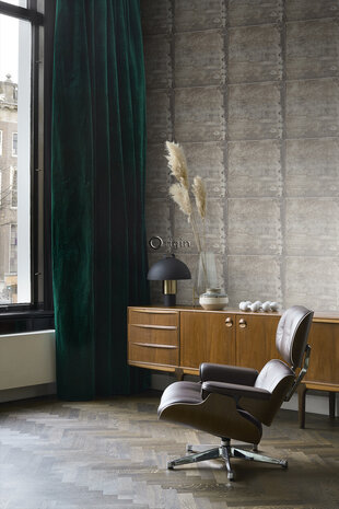 Origin Wallcoverings Matières (Met Gratis Lijm!) 337229 - Grijs