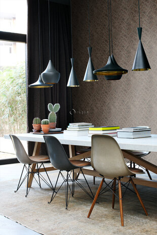 Origin Wallcoverings Matières (Met Gratis Lijm!) 337239 - Bruin