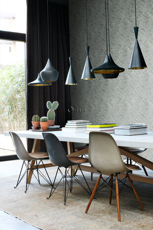 Origin Wallcoverings Matières (Met Gratis Lijm!) 337242 - Grijs