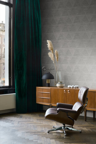 Origin Wallcoverings Matières (Met Gratis Lijm!) 337603 - Grijs