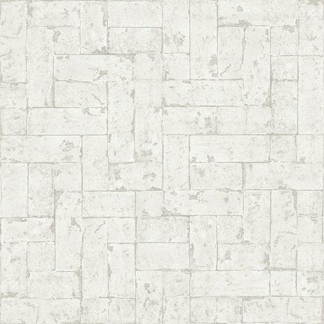 Origin Wallcoverings Matières (Met Gratis Lijm!) 347567 - Wit