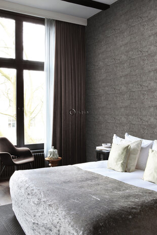 Origin Wallcoverings Matières (Met Gratis Lijm!) 347582 - Bruin