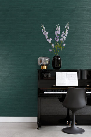 Origin Wallcoverings Matières (Met Gratis Lijm!) 347578 - Groen