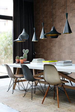 Origin Wallcoverings Matières (Met Gratis Lijm!) 347616 - Bruin