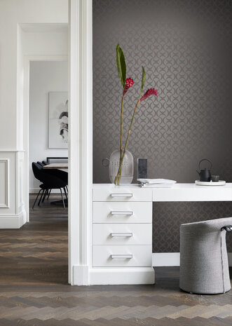 Origin Wallcoverings Metropolitan (Met Gratis Lijm!) 345740 - Grijs