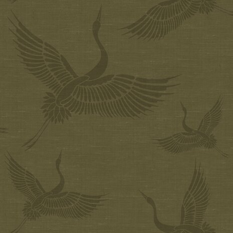 Origin Wallcoverings Natural Fabrics (Met Gratis Lijm!) 347758 - Geel