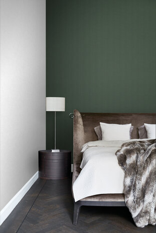 Origin Wallcoverings Natural Fabrics (Met Gratis Lijm!) 347626 - Groen