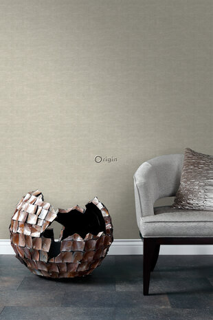 Origin Wallcoverings Natural Fabrics (Met Gratis Lijm!) 347632 - Beige