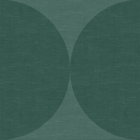 Origin Wallcoverings Natural Fabrics (Met Gratis Lijm!) 357225 - Groen